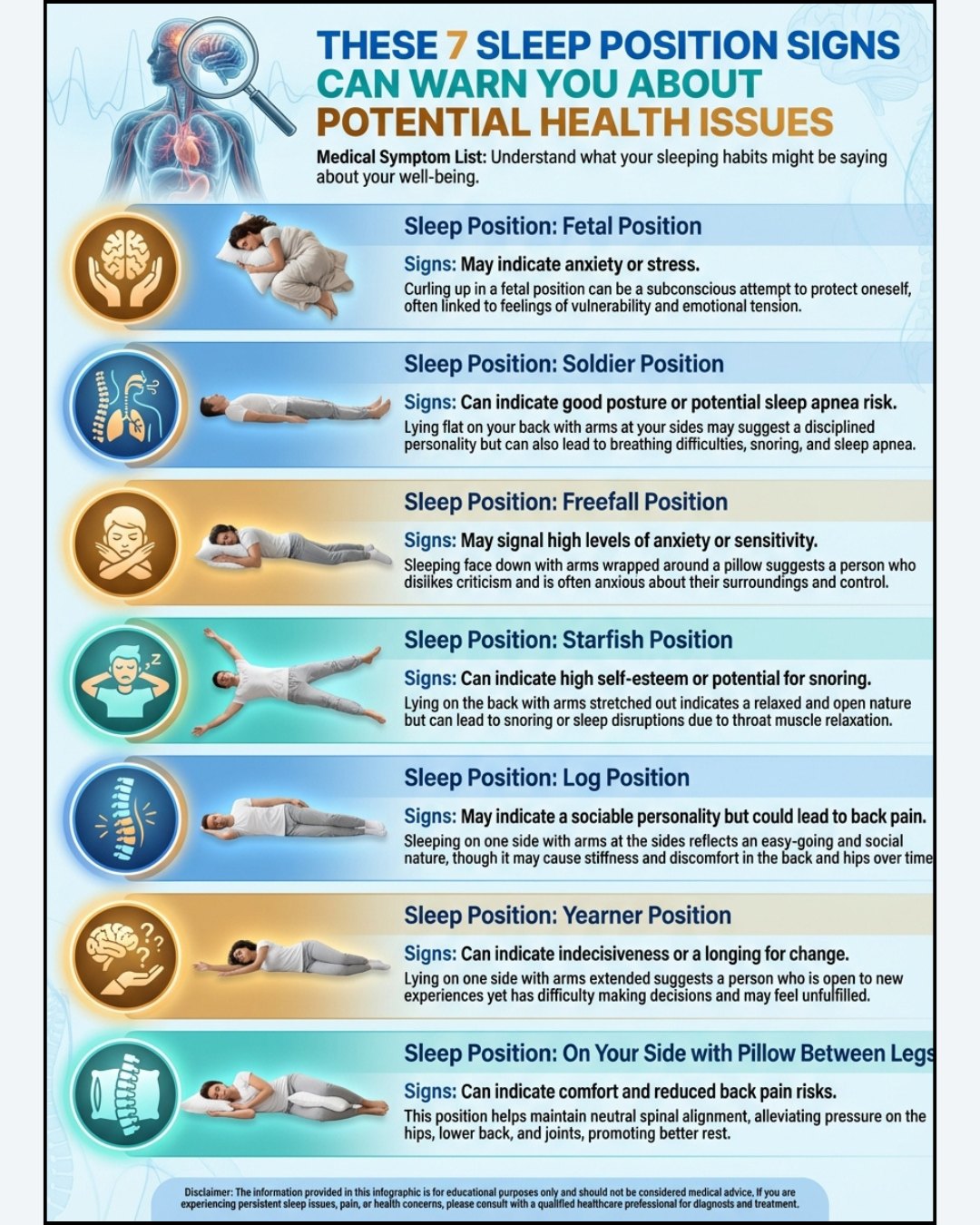 Easy - These 7 Sleep Position Signs Can Warn You About Potential Health ...