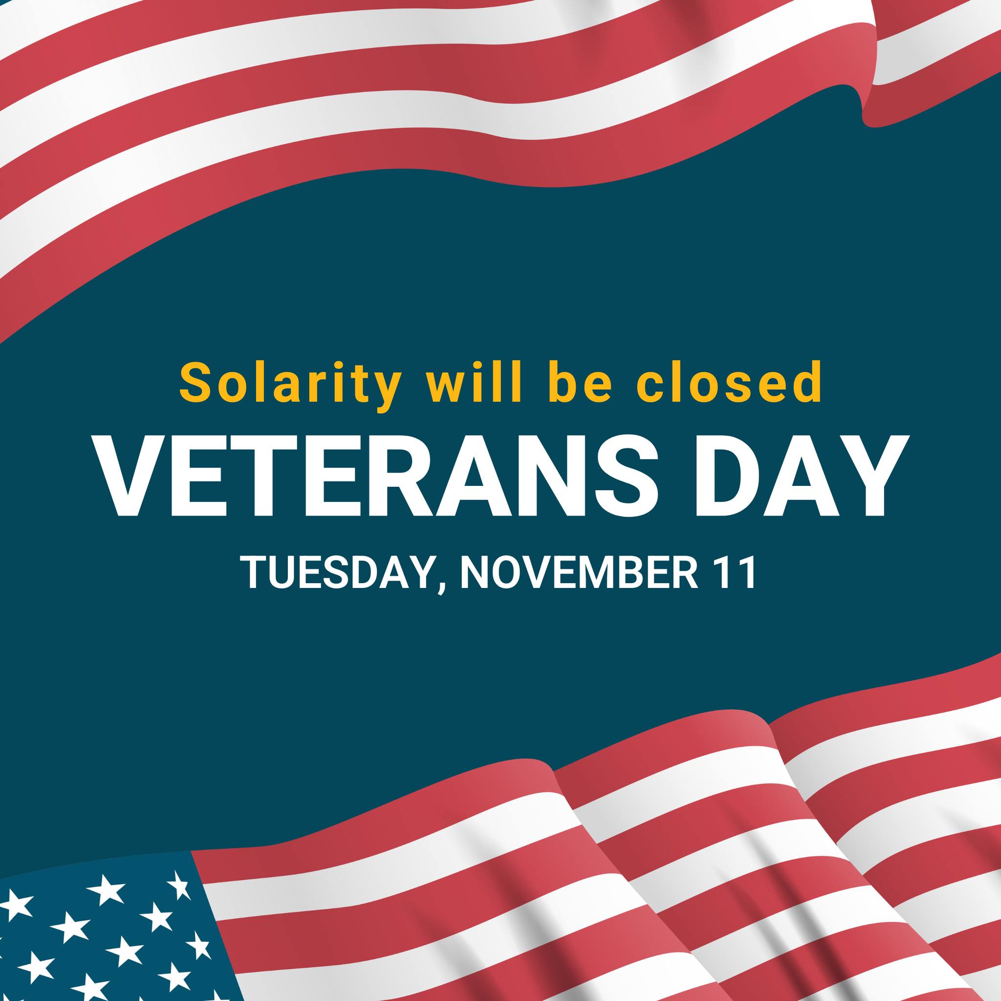 Solarity - Solarity Credit Union will be closed Tuesday,... | Facebook