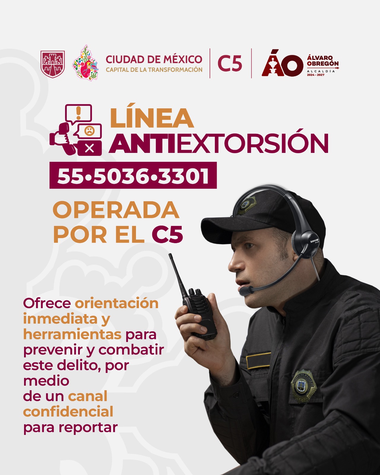 Alcaldía - 📞 ¿Sabías que puedes reportar casos de extorsión de manera ...