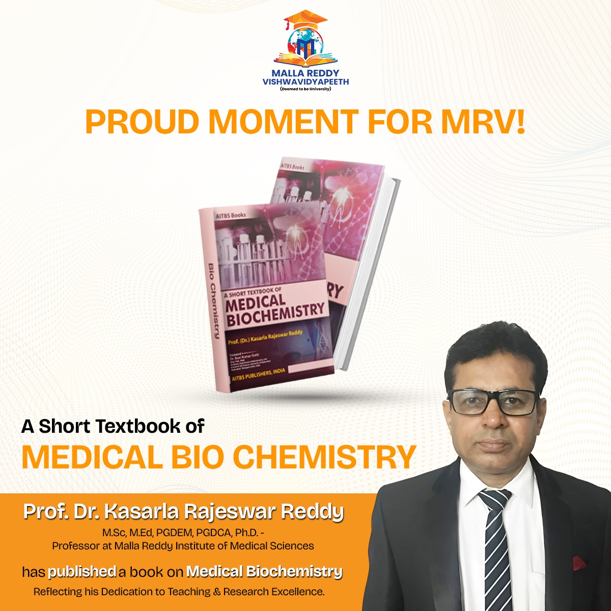 Malla - Proud Moment for MRV! We are delighted to share that Prof. Dr ...