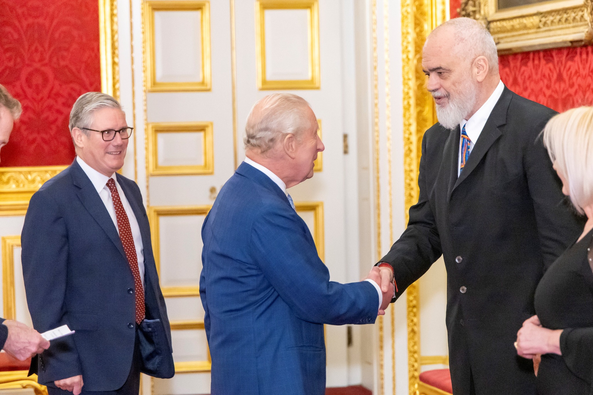 British - His Majesty King Charles III received Prime Minister Edi Rama ...