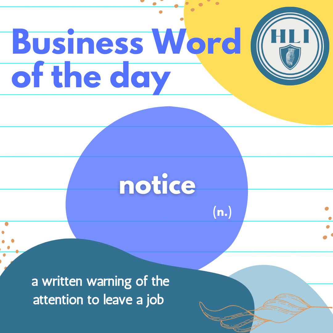Our Business Word of the Day... - Hampton Language Institute