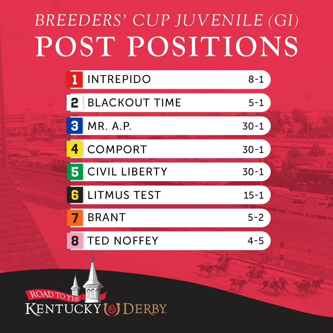 Kentucky Derby - It's Breeders' Cup Juvenile Day! 💜 Who... | Facebook