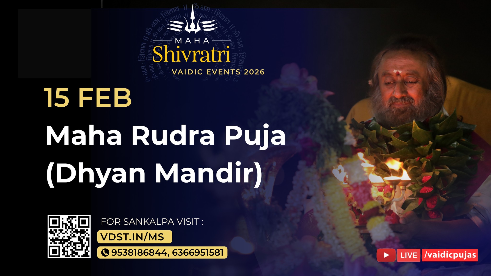 MahaShivaratri Special - Maha Rudra Puja with Gurudev | The Art of ...