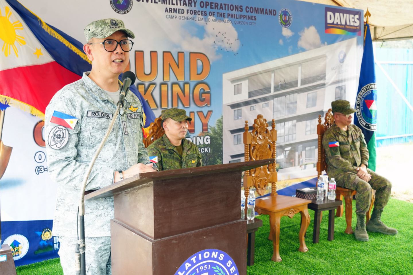 Armed - AFP Deputy Chief of Staff LtGen Rommel P Roldan delivers his ...