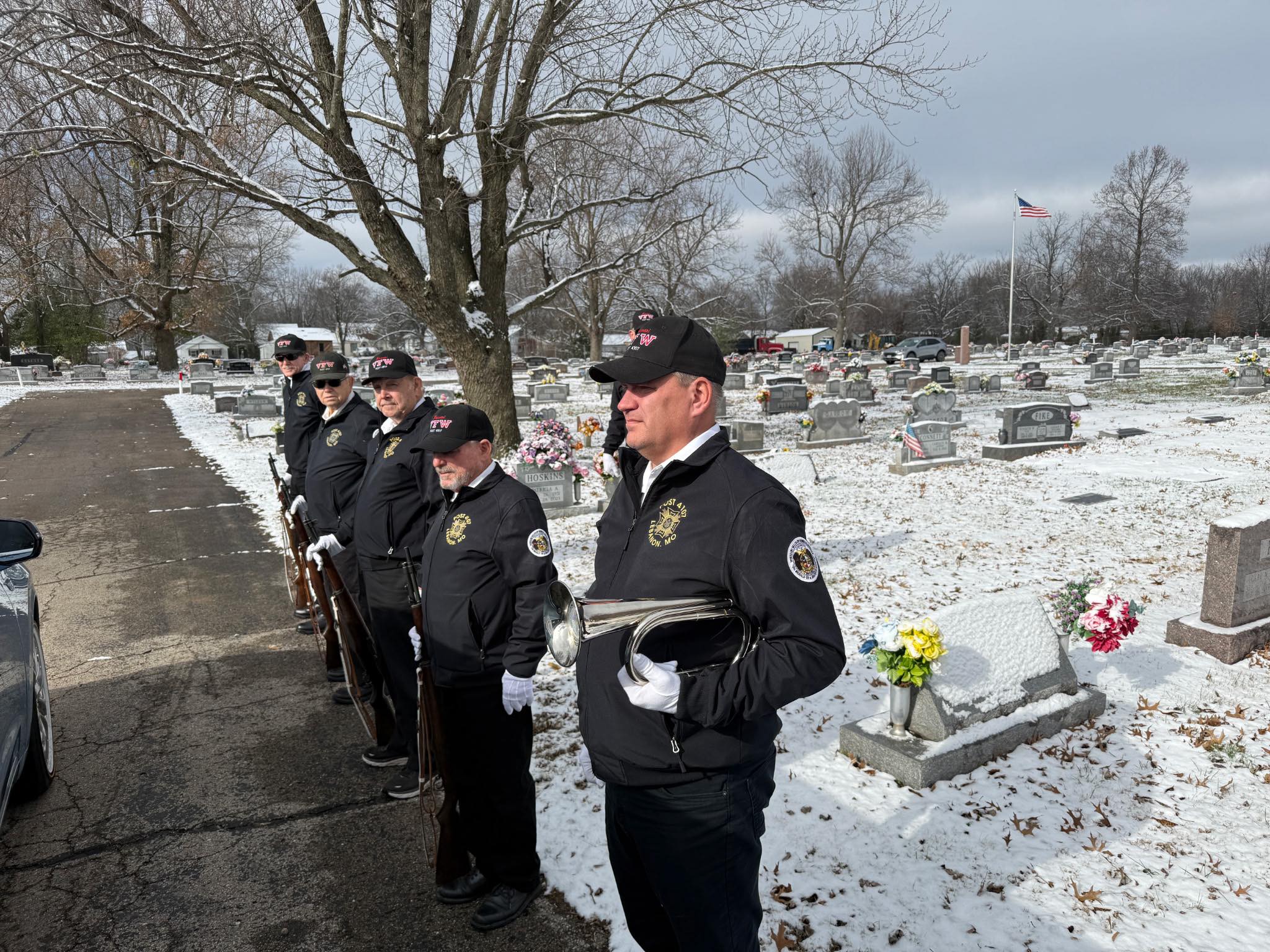 VFW - Today, the all-volunteer VFW Post Honor Guard had the solemn ...
