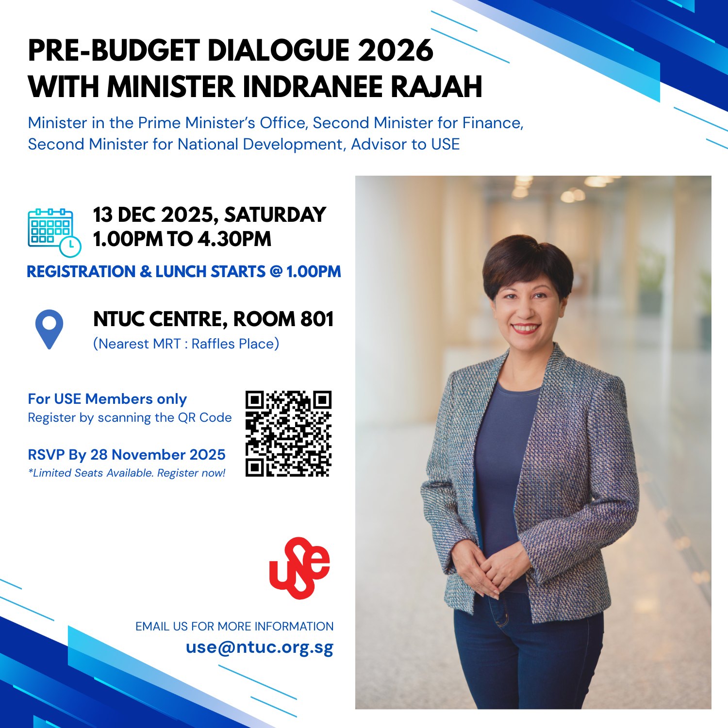 Union - 📢 Join Us for the Pre-Budget Dialogue 2026! USE members, don’t ...