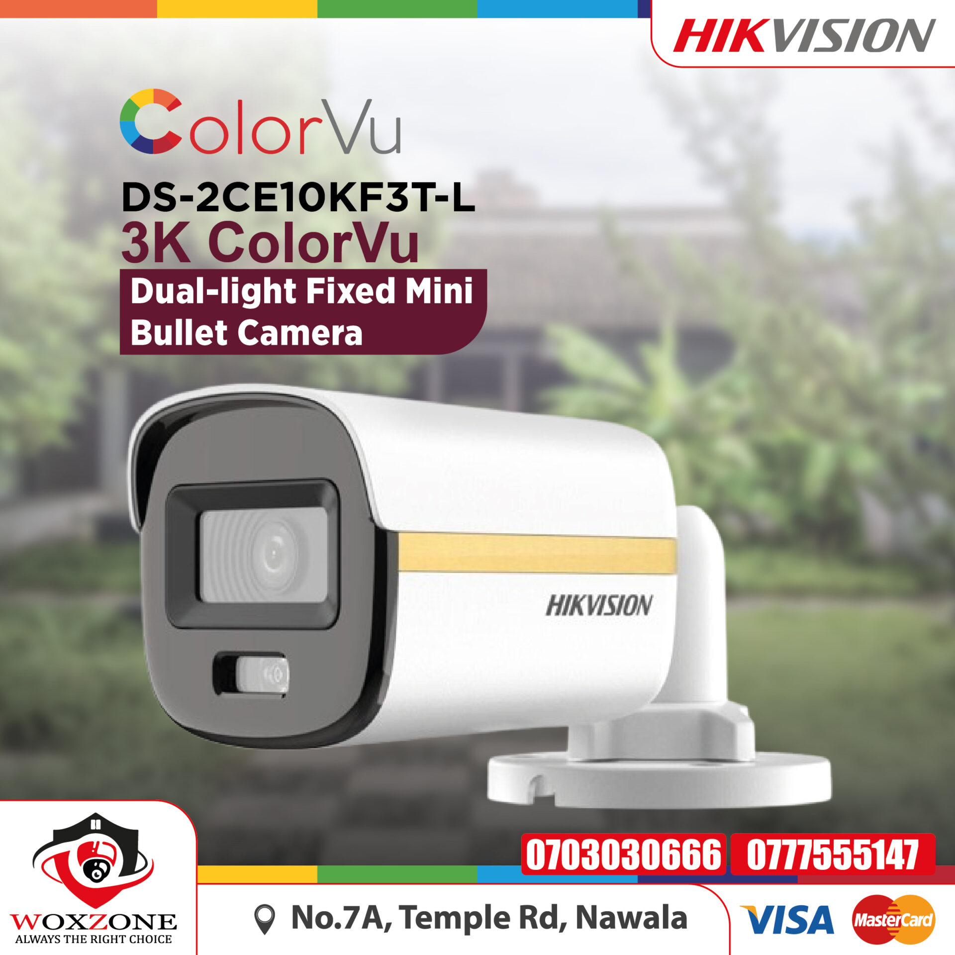 Hikvision DS-2CE16H0T-IT3F 5MP Bullet Camera 2.8mm lens
