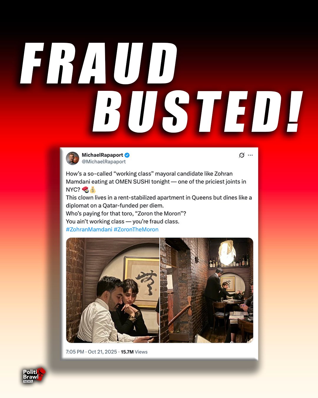 PolitiBrawl - Busted 🚨 Actor Michael Rapaport posted photos on social ...