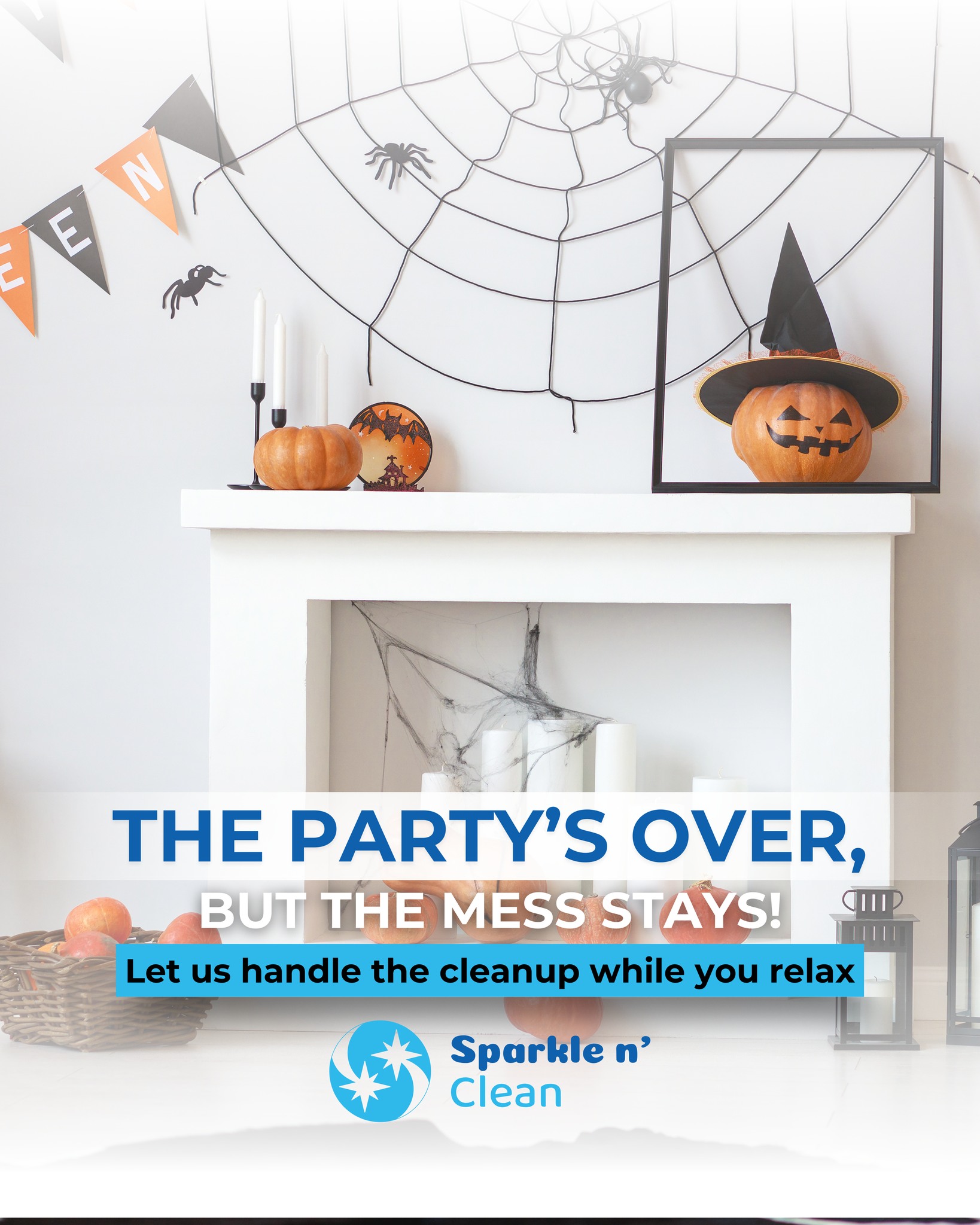 Sparkle - Halloween was fun... until you saw the mess. 🥵👻 Let our team ...