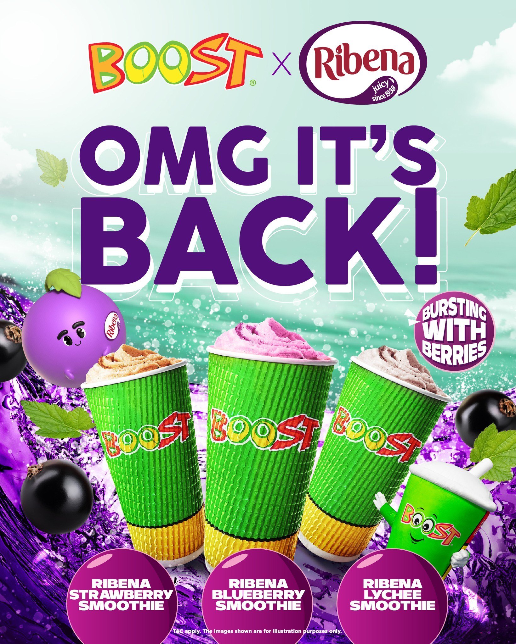 Boost - Ring the alarm! 🔔The Boost Juice x Ribena collab is BACK ...