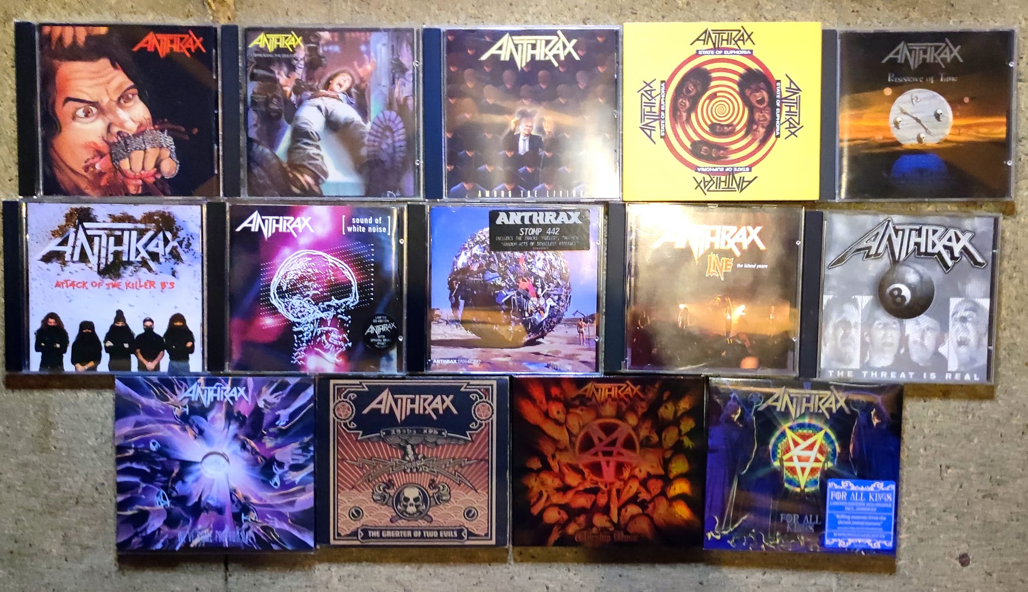 Anthrax CD collection 🔥🤘