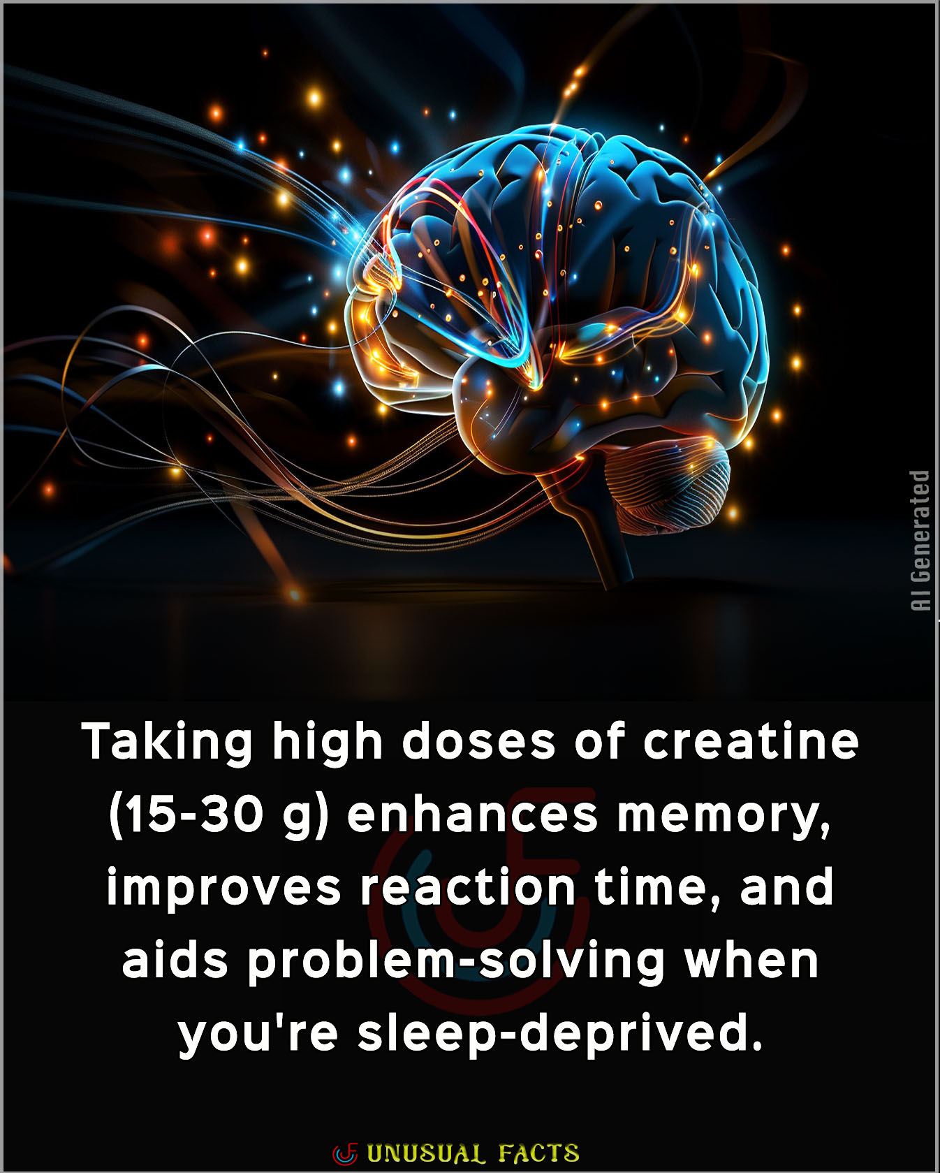 Unusual - 🧠 Creatine: Fueling the Sleep-Deprived Brain 🚀 The ...