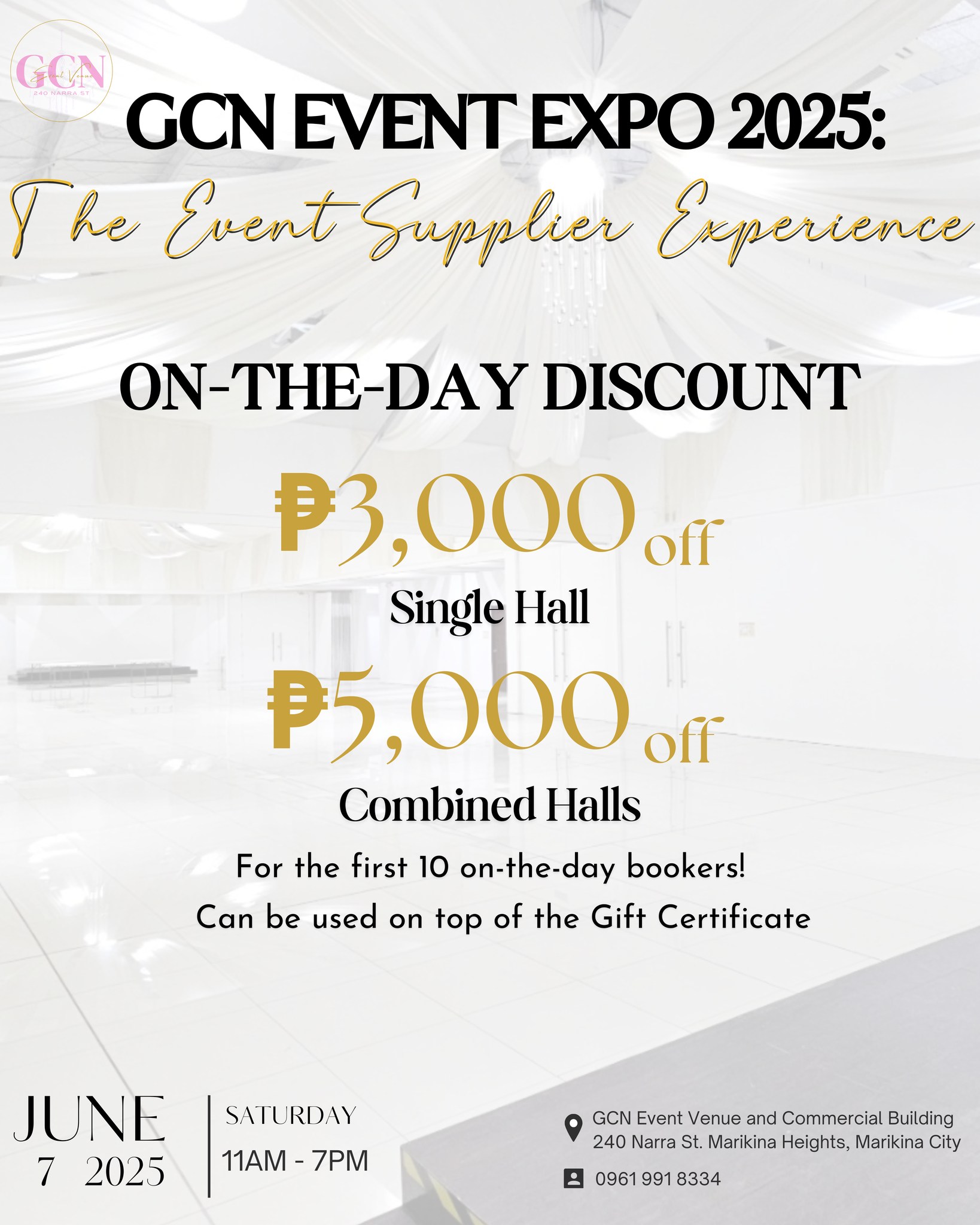 GCN Event Venue & Commercial Building | Marikina City
