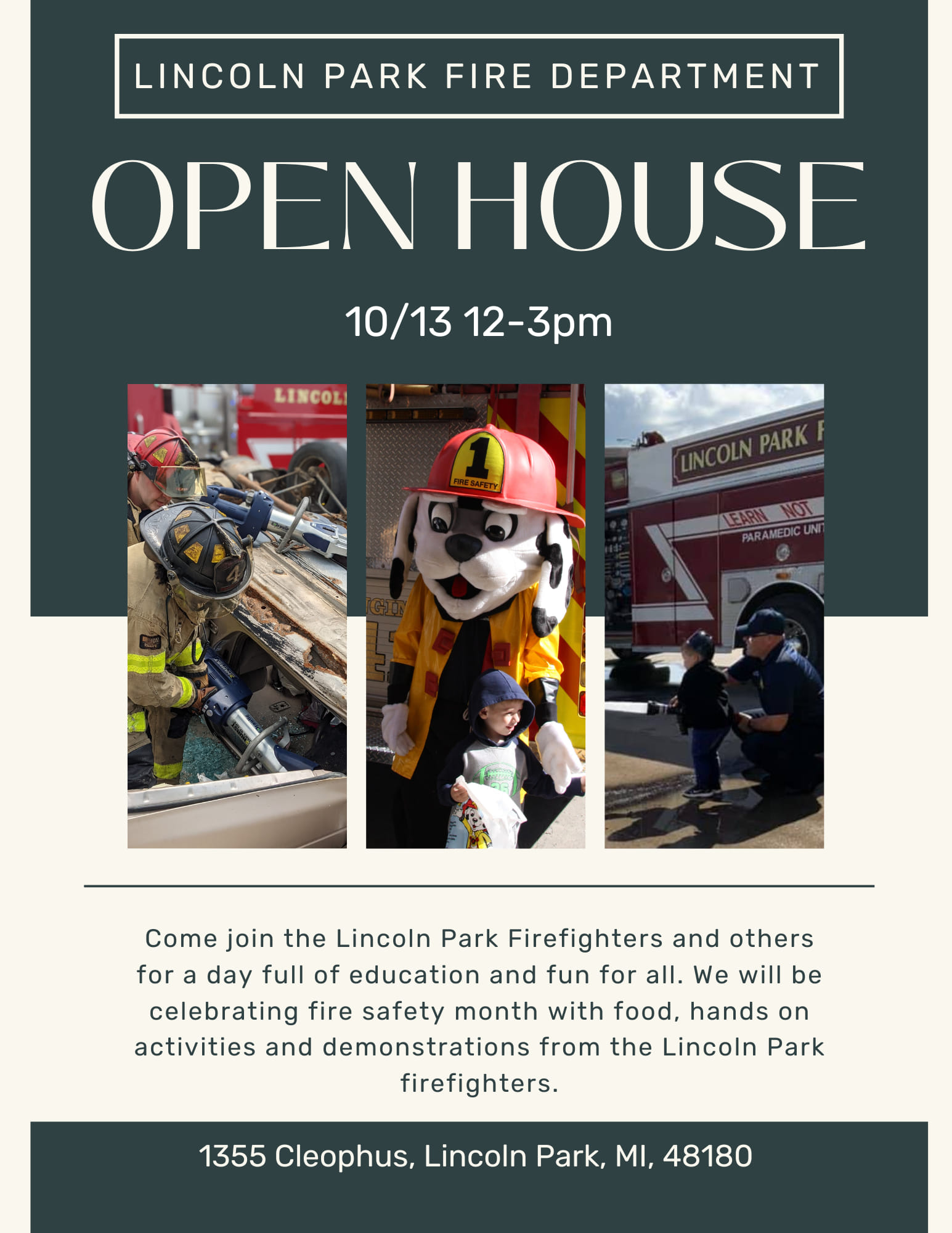 Lincoln Park Fire Department Open House