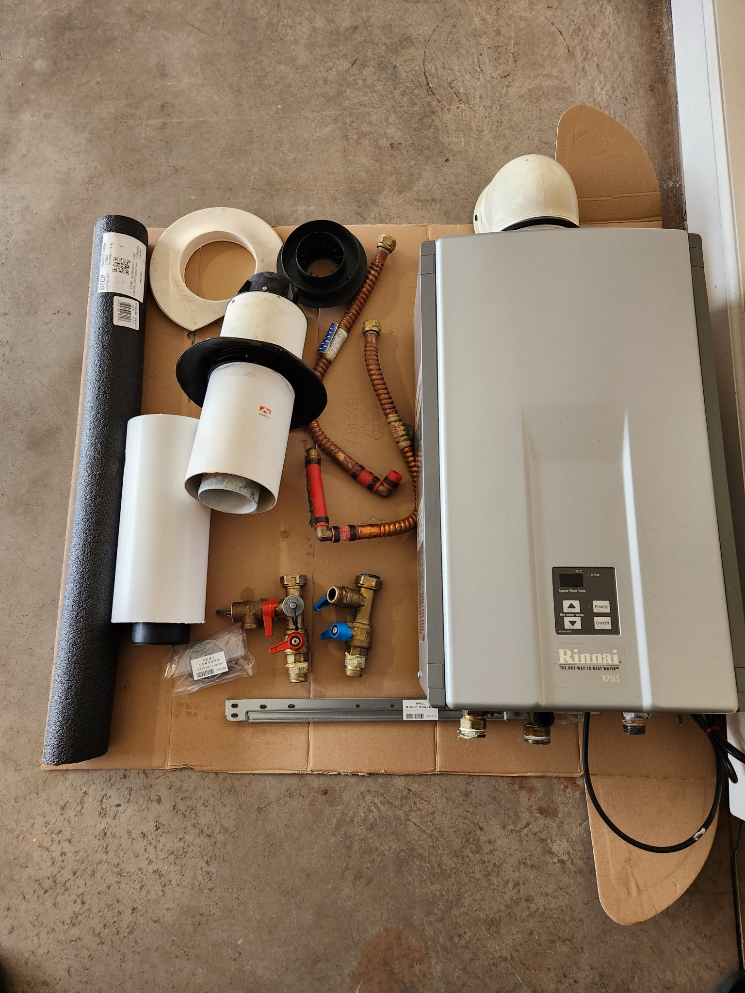 Rinnai Tankless Water Heater Model# R75LS - Space Heaters ...