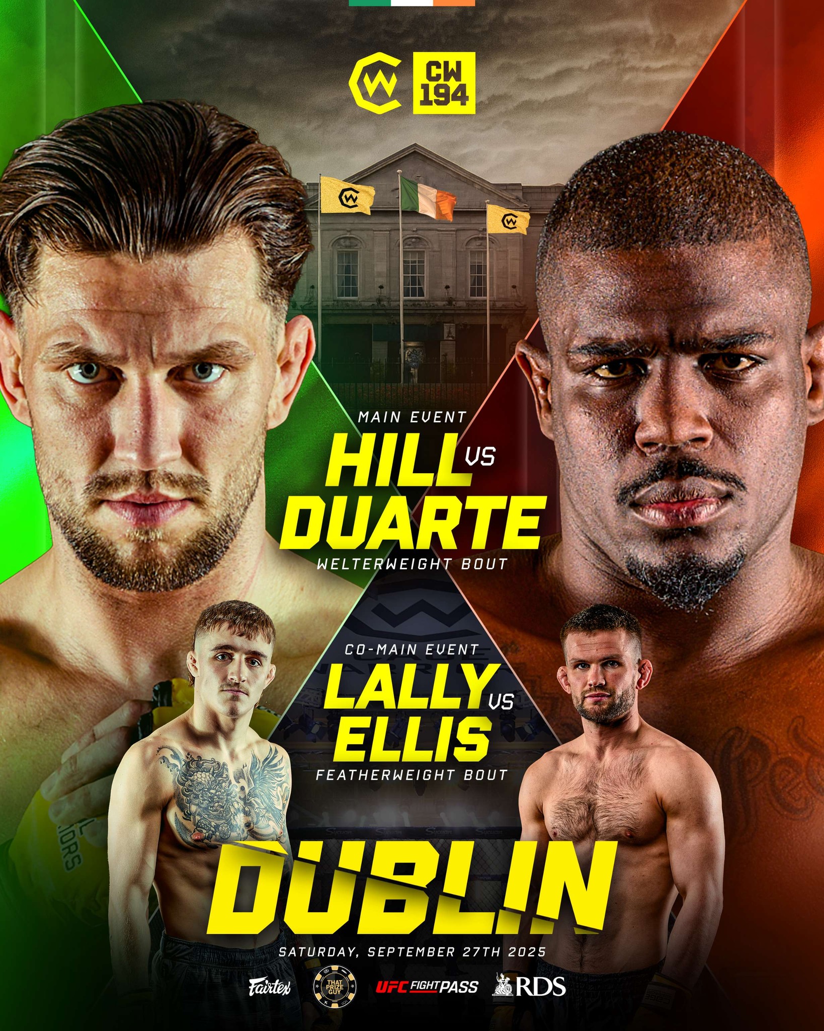 Cage - The Future of Irish MMA at The RDS 🔥 🇮🇪 Leon Hill 🆚 Luan Duarte ...
