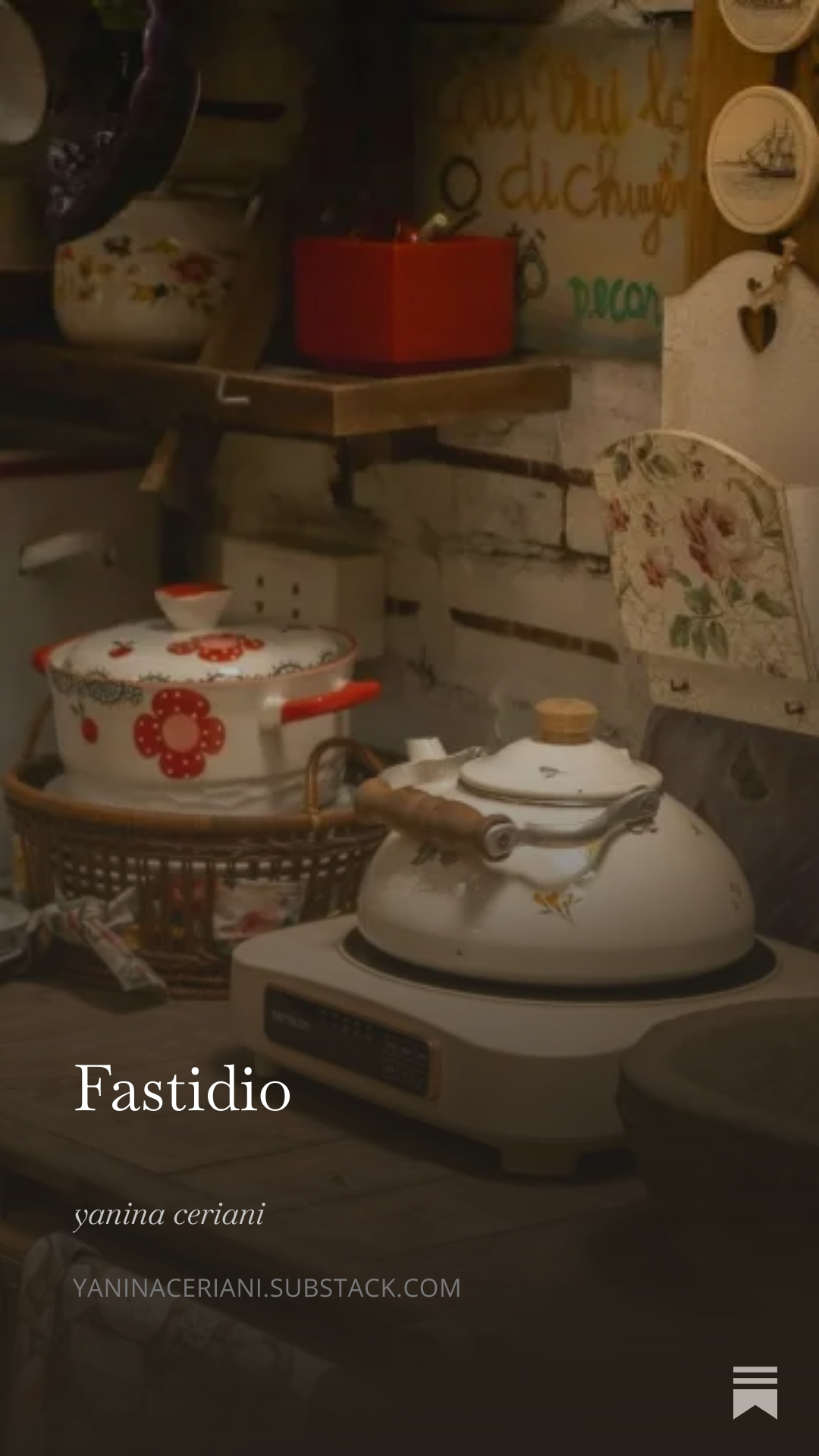 Yanina Ceriani - Fastidio Fastidio. A la monotonía y a las... | Facebook