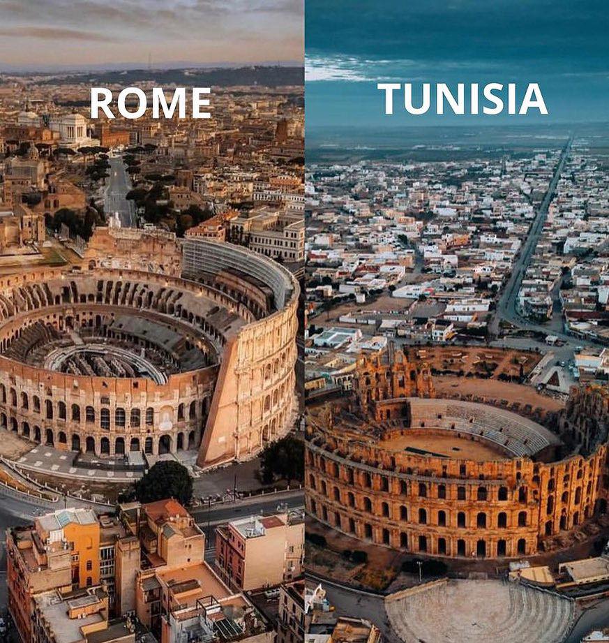 🇹🇳 El Jem Amphitheater Vs. Rome... - Carthage Magazine | Facebook