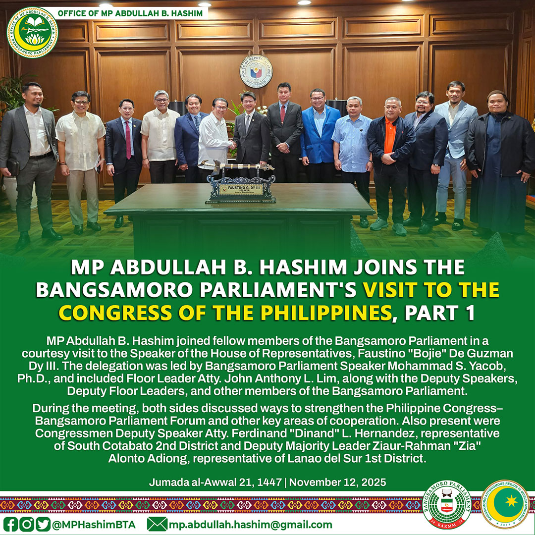 𝗠𝗣 𝗔𝗕𝗗𝗨𝗟𝗟𝗔𝗛 𝗕. 𝗛𝗔𝗦𝗛𝗜𝗠,... - Office of MP Abdullah B. Hashim | Facebook