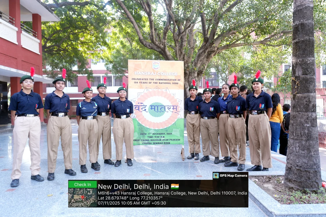 Vande Mataram... - Hansraj College - University of Delhi | Facebook