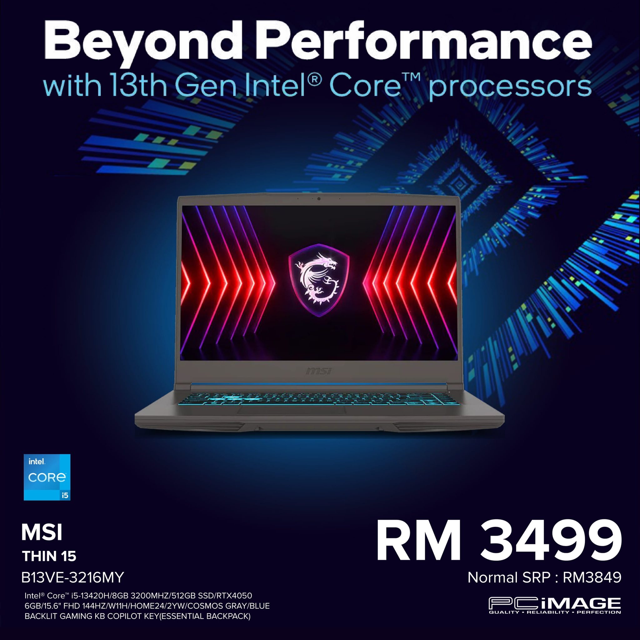 Colorful Gaming Laptop X15-XS 2022 - Intel 12th Gen i5 12500H/RTX