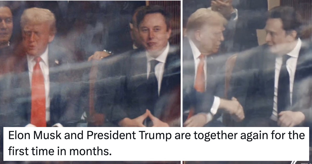 The Poke - Donald Trump reunited with Elon Musk at Charlie... | Facebook