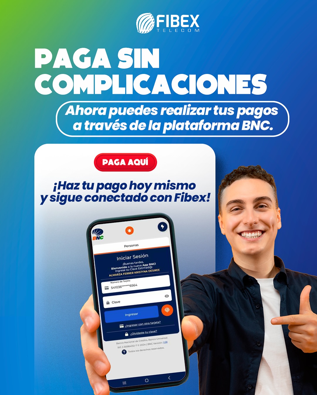 Fibex Telecom - Ahora puedes realizar tus pagos de Fibex... | Facebook