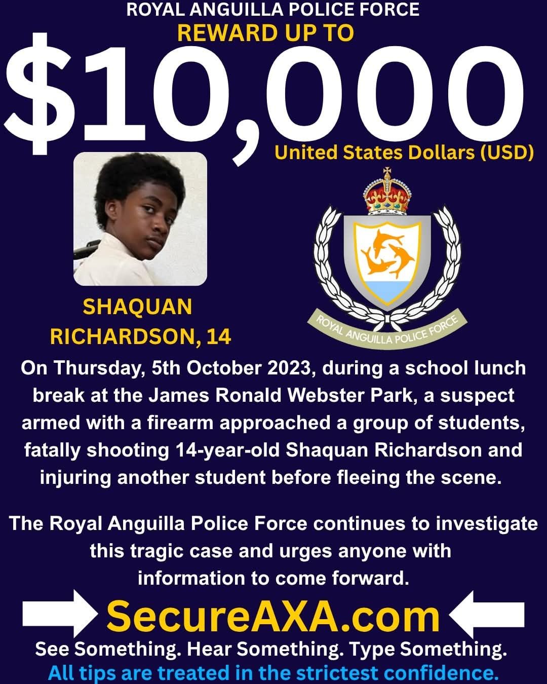Times - RAPF Appeals for Information on Murder of Shaquan Richardson ...
