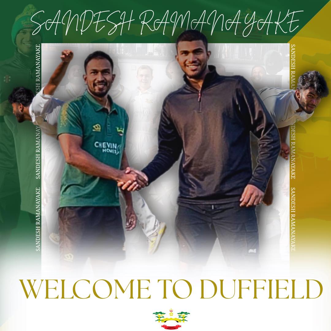 🚨SANDESH SIGNS ️ 🇱🇰 We are... - Duffield Cricket Club | Facebook