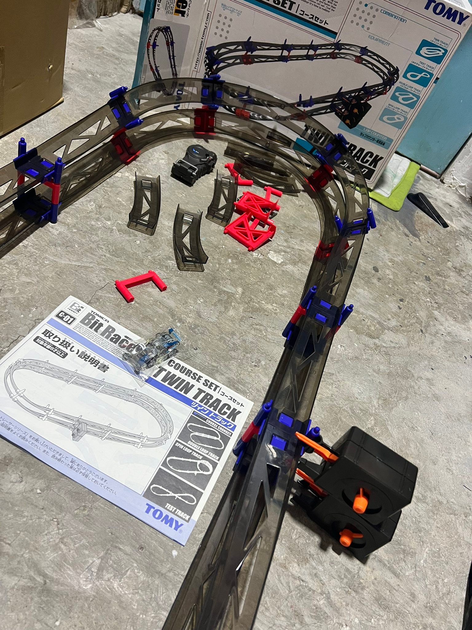 Tomica Bit Racer Course Set Twin Track Loc: San Pedro City Laguna