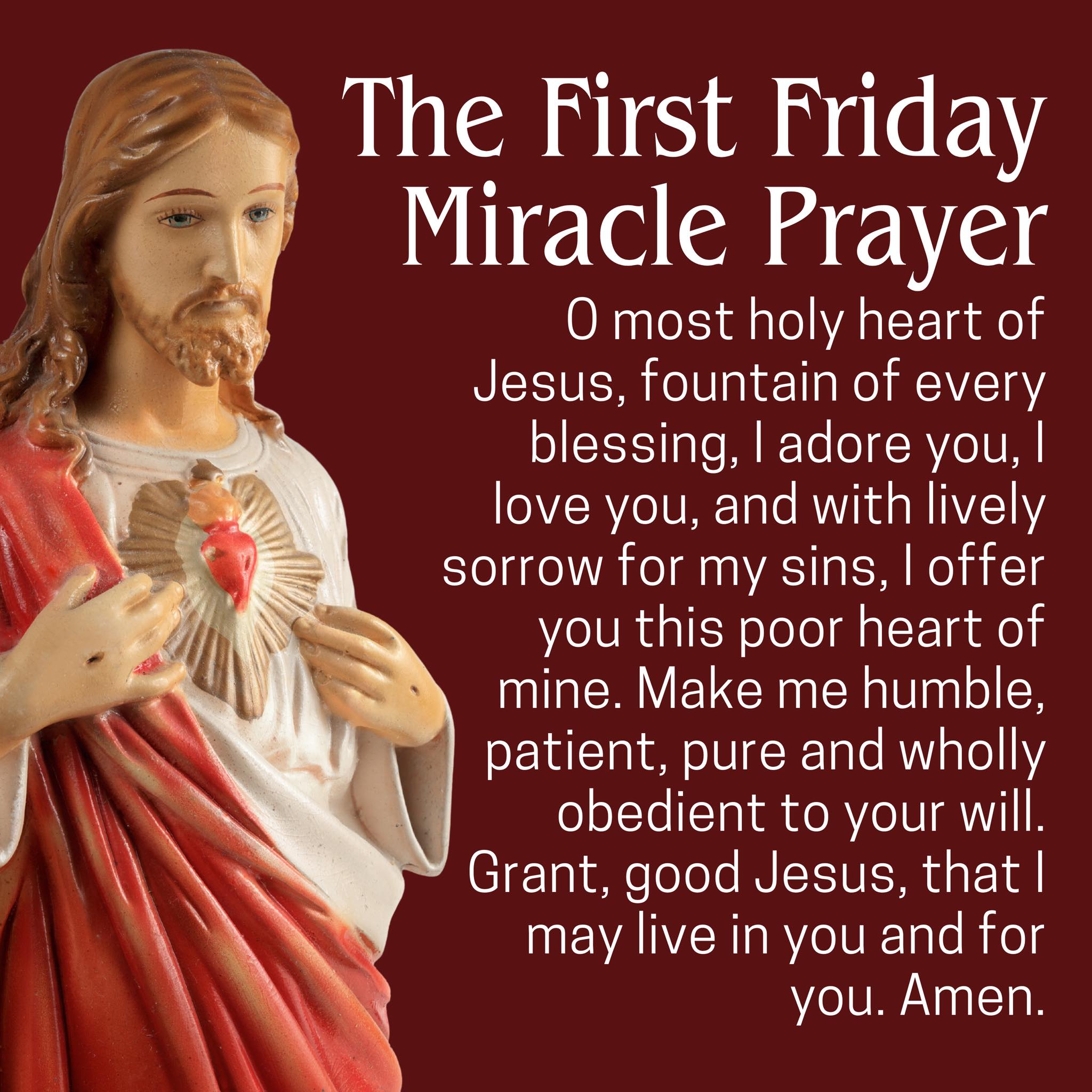 The First Friday Miracle... - Philippine Catholic Churches | Facebook