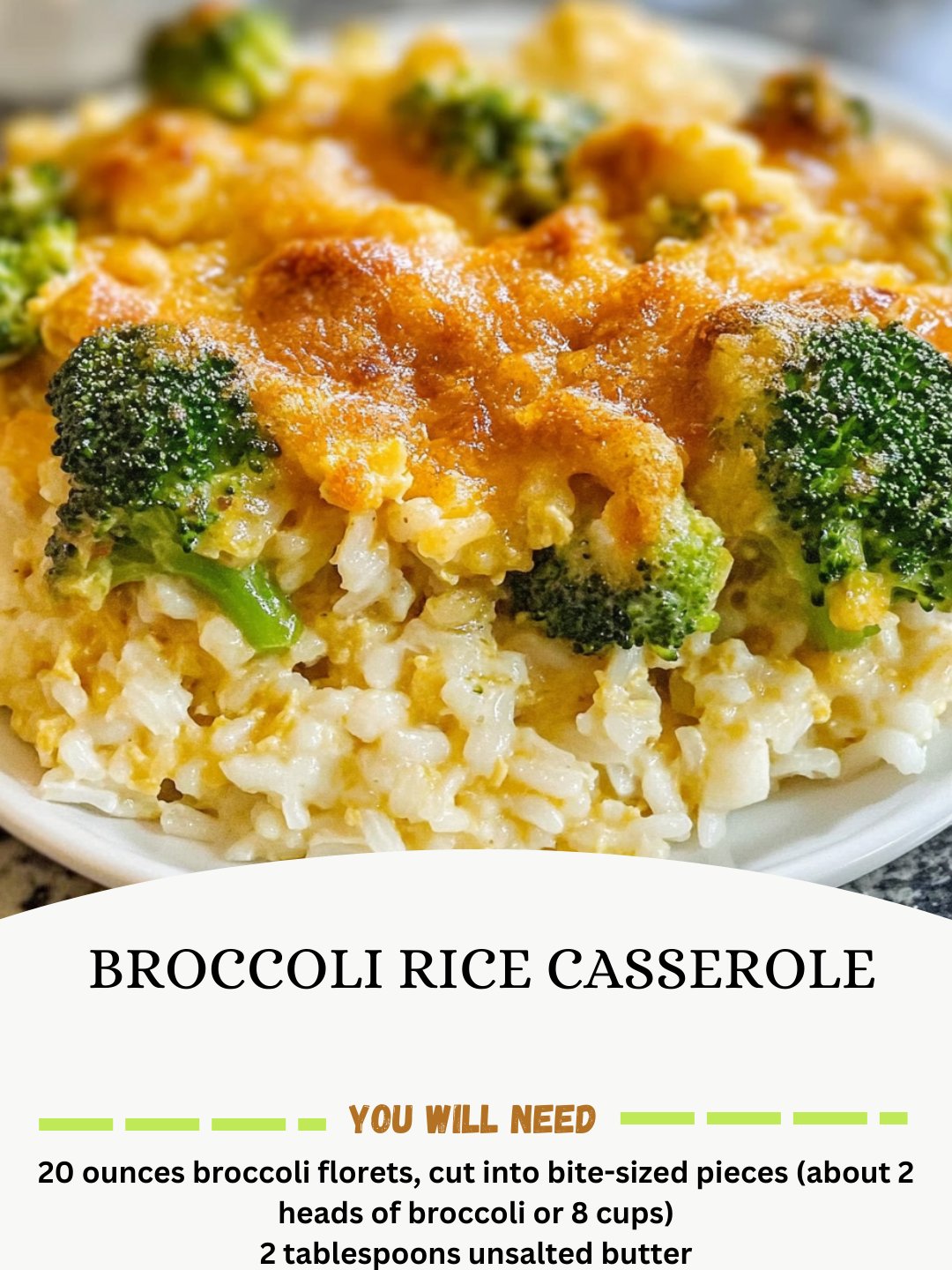 The Humor - Broccoli Rice Casserole Ingredients: 1. 20 ounces broccoli ...