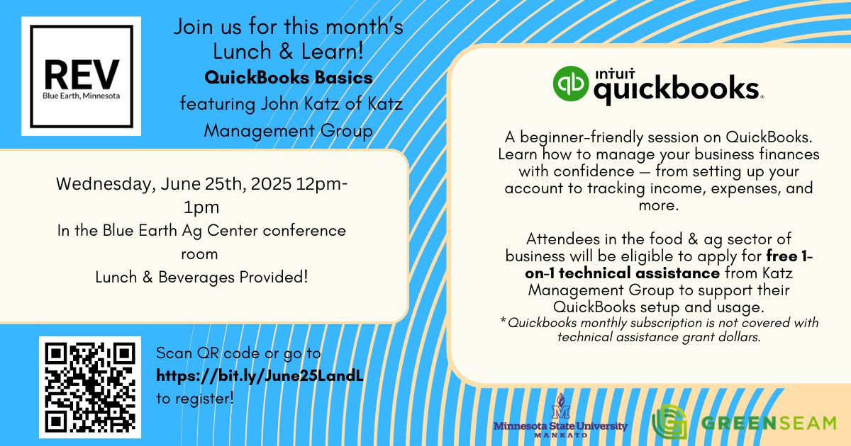 June REV Lunch & Learn: Quickbooks Basics!