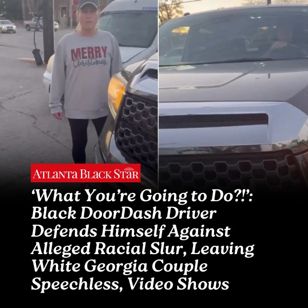 Atlanta - Black DoorDash driver schools a white couple in manners while ...