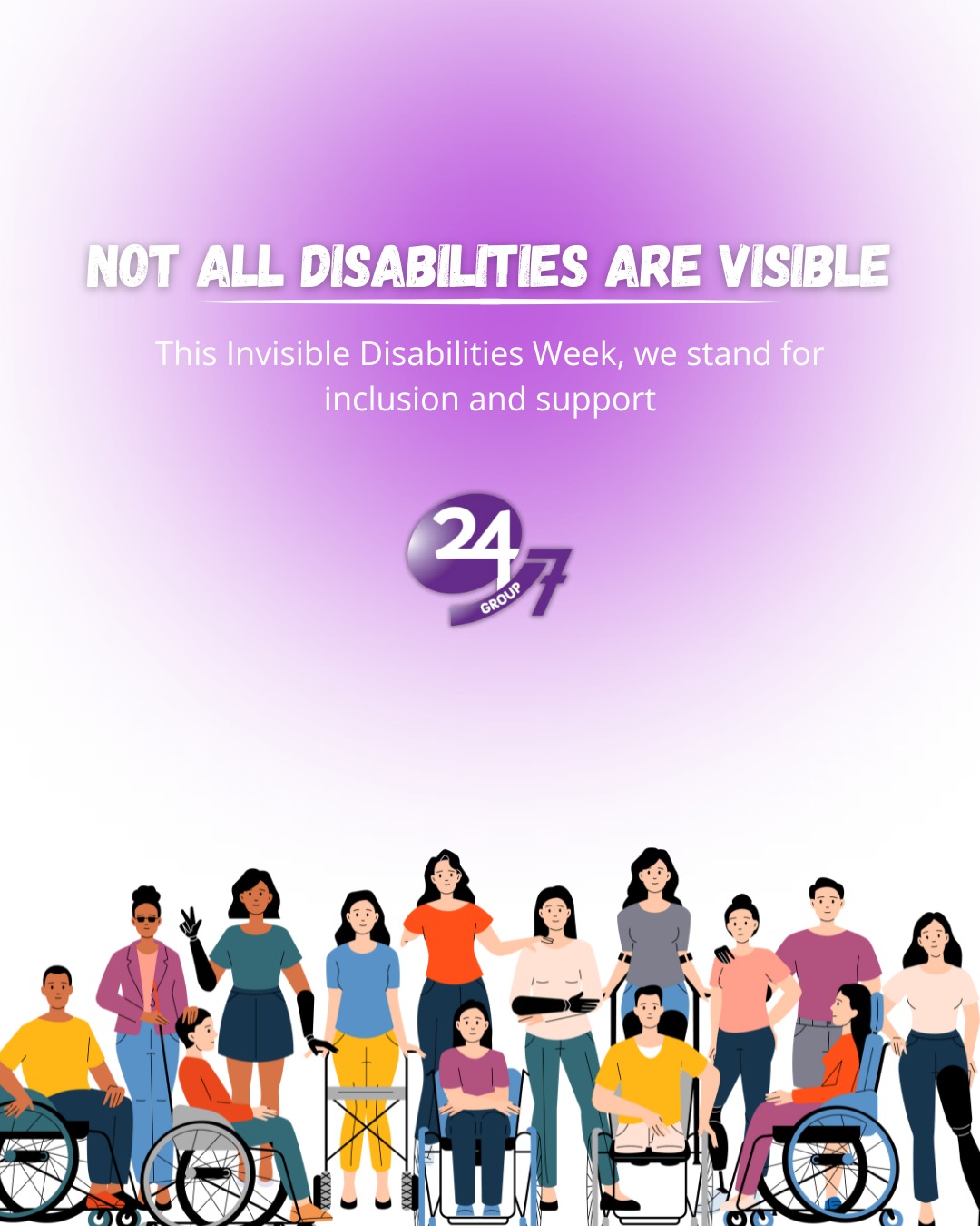 24x7 Group - This week marks Invisible Disabilities Week,... | Facebook