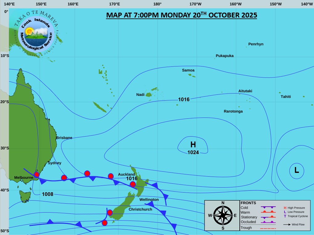 Cook - 🌙🌴 TONIGHT’S COOK ISLANDS WEATHER FORECAST Let’s get into it ...