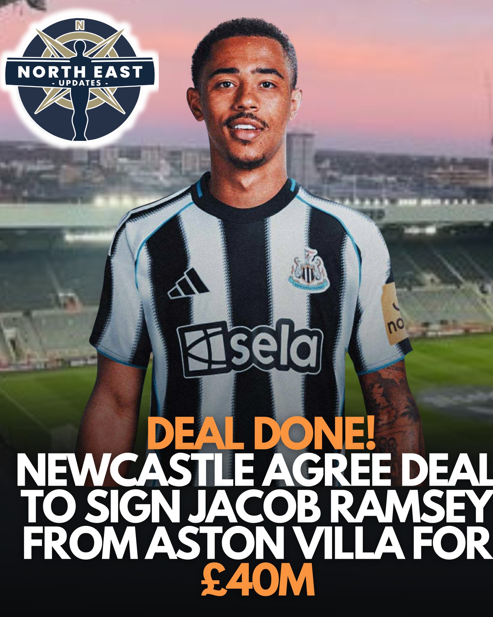North - BREAKING NEWS 🚨 DEAL DONE! Newcastle agree deal to sign Jacob ...