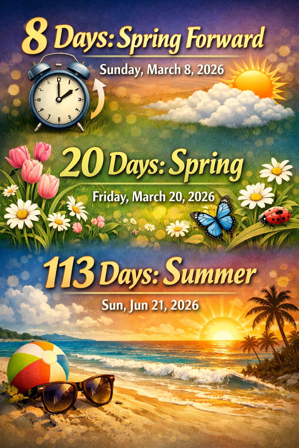 🌸⏰ Spring Countdown 2026 Is... - Happy thanksgiving wishes | Facebook
