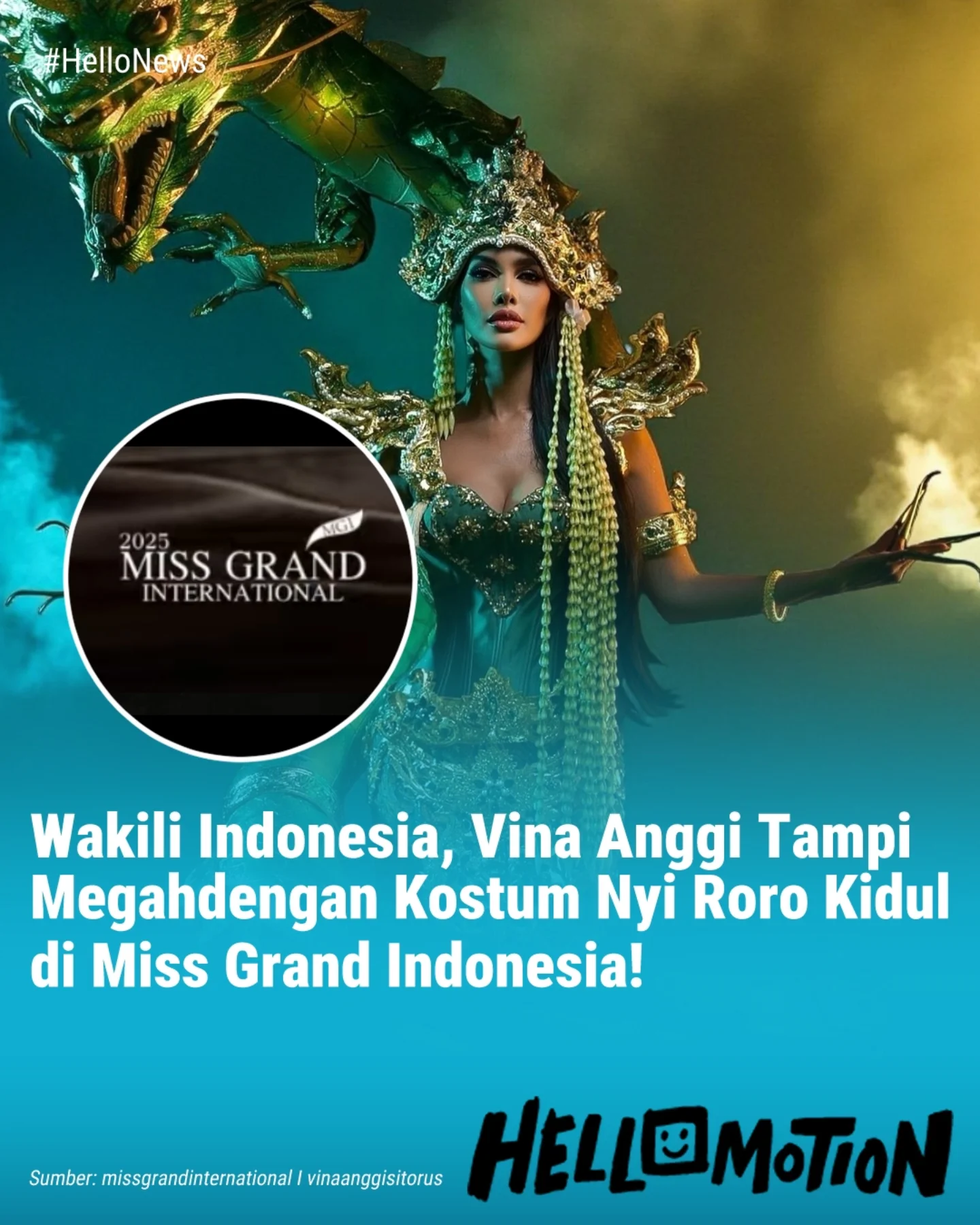 HelloMotion ID - Vina Anggi Sitorus, Miss Grand Indonesia... | Facebook