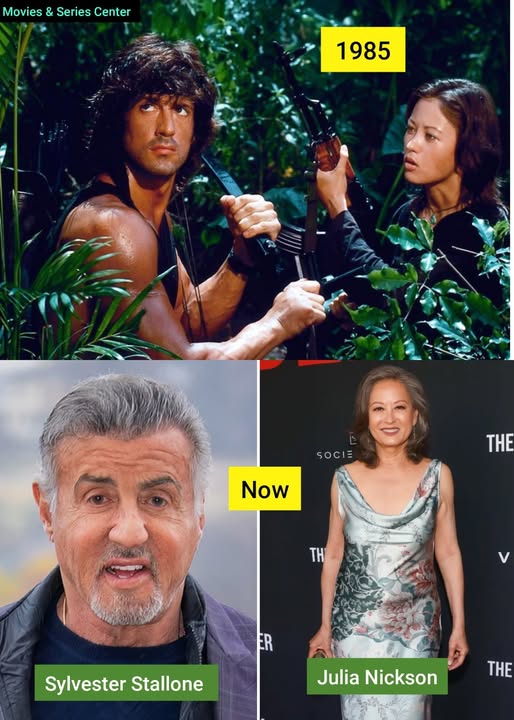 Green - Rambo: First Blood Part II Sly Stallone & Julia Nickson When ...