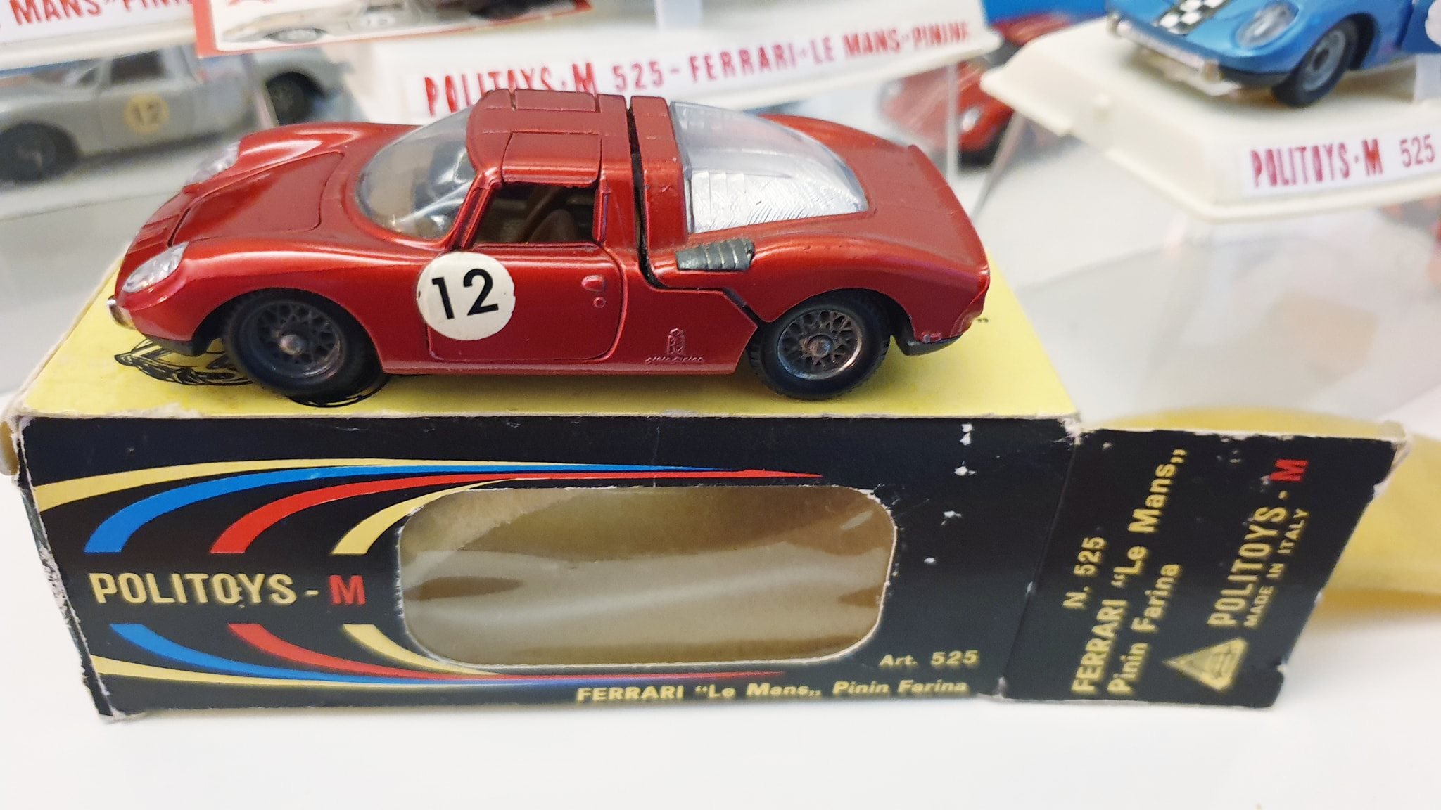 Pininfarina Modèle Réduit Politoys Ferrari 250 Le Mans Pininfarina