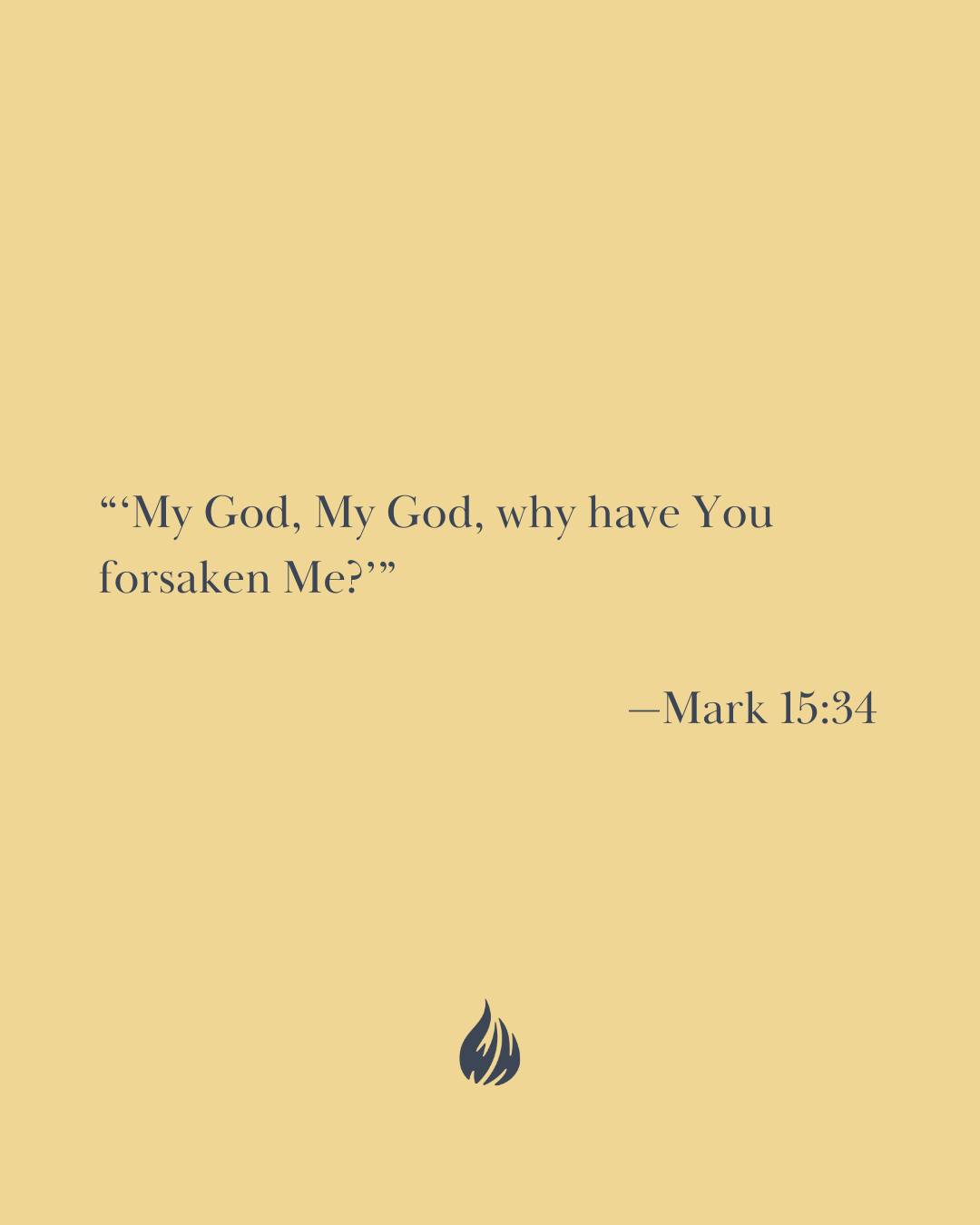 Wisdom Hunters - “‘My God, My God, why have You forsaken... | Facebook