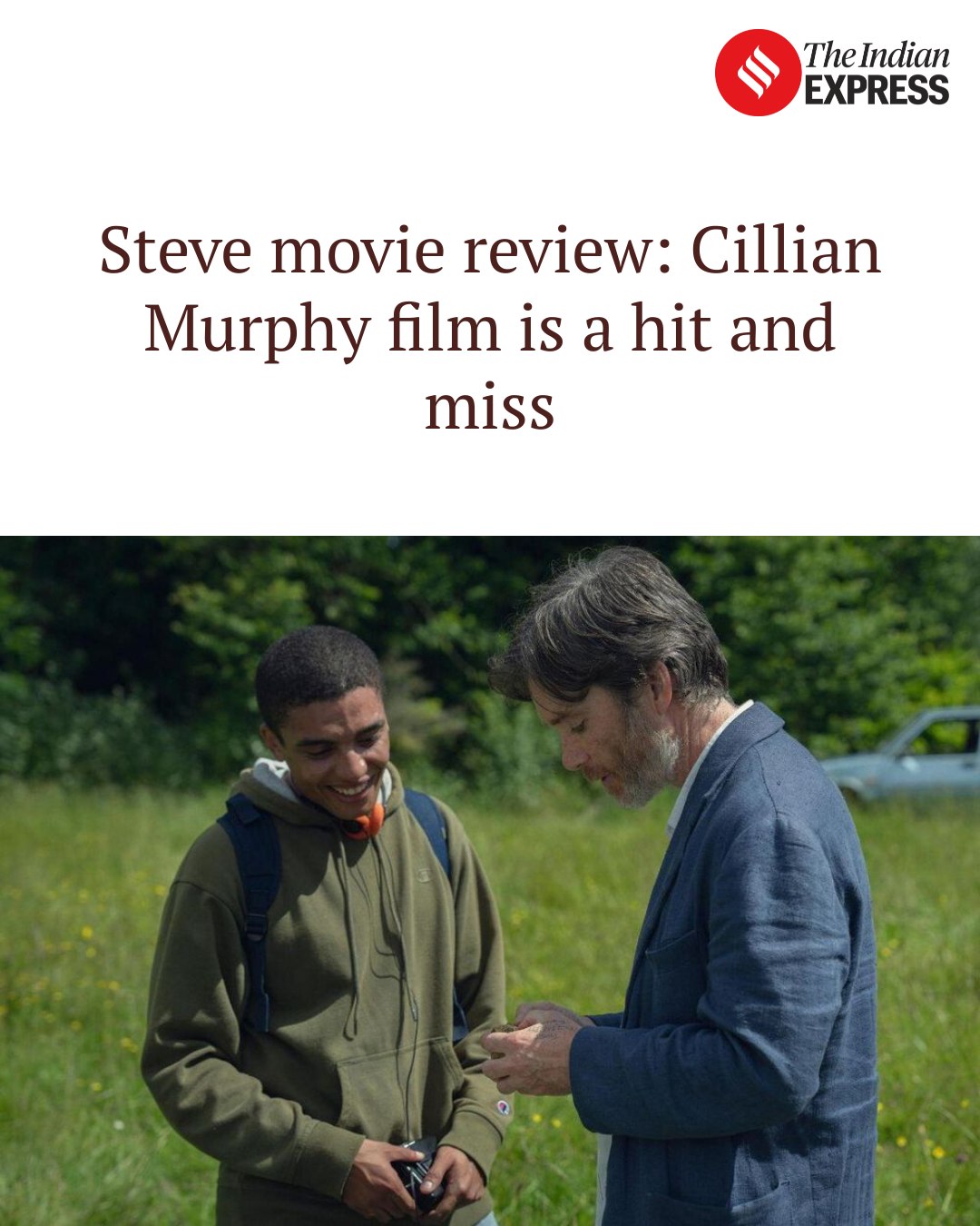 Steve movie review: Cillian... - Indian Express Entertainment | Facebook