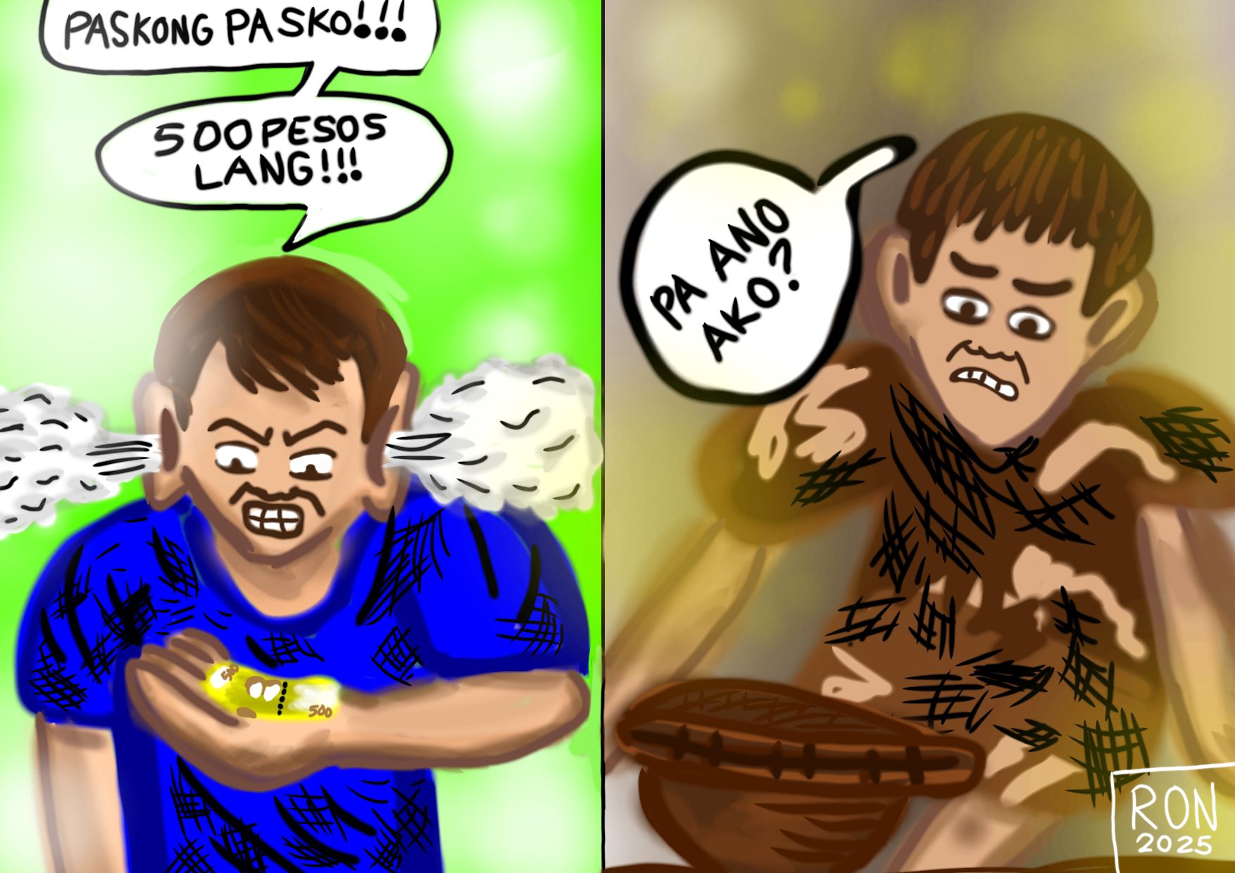 Editorial cartooning | Comics Strips “The P500 Christmas Struggle ...
