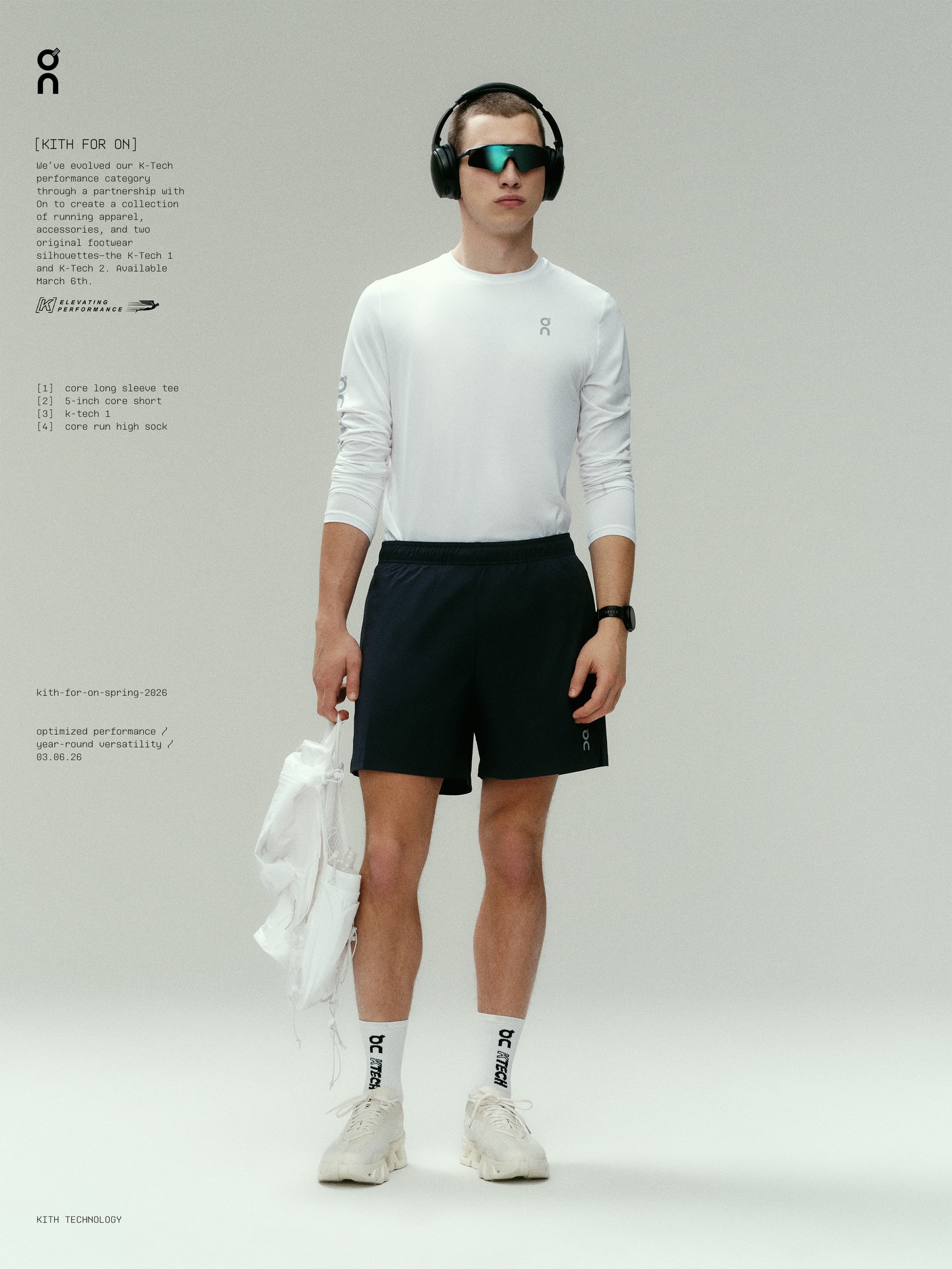 Kith for On Spring 2026 Available tomorrow in store, online, and