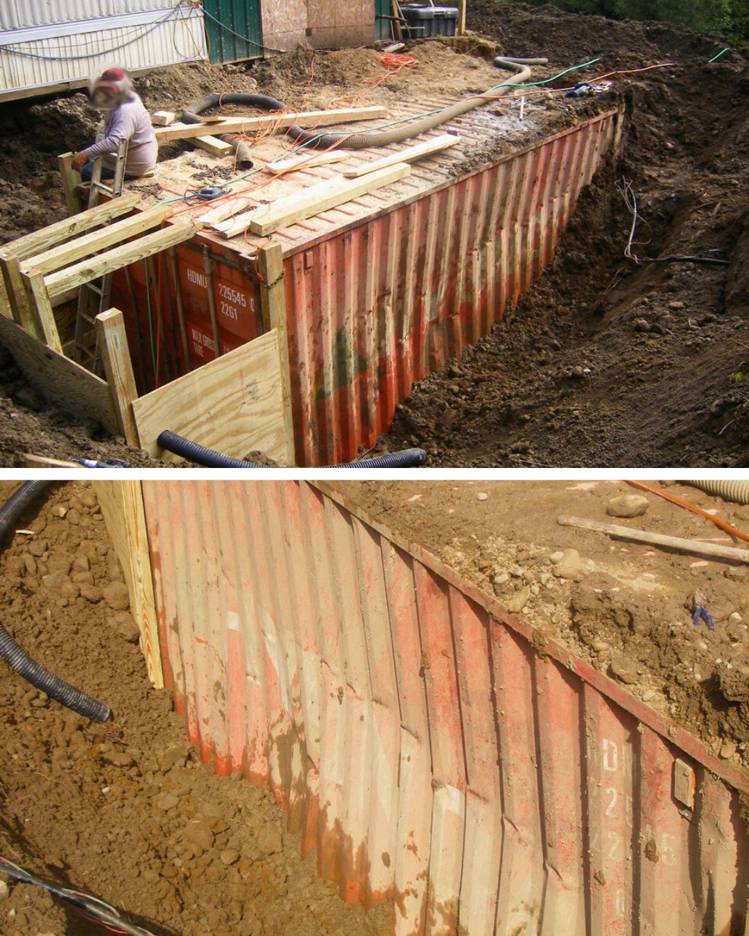 Living - Burying a Container Without Reinforcement = A Steel Coffin ...