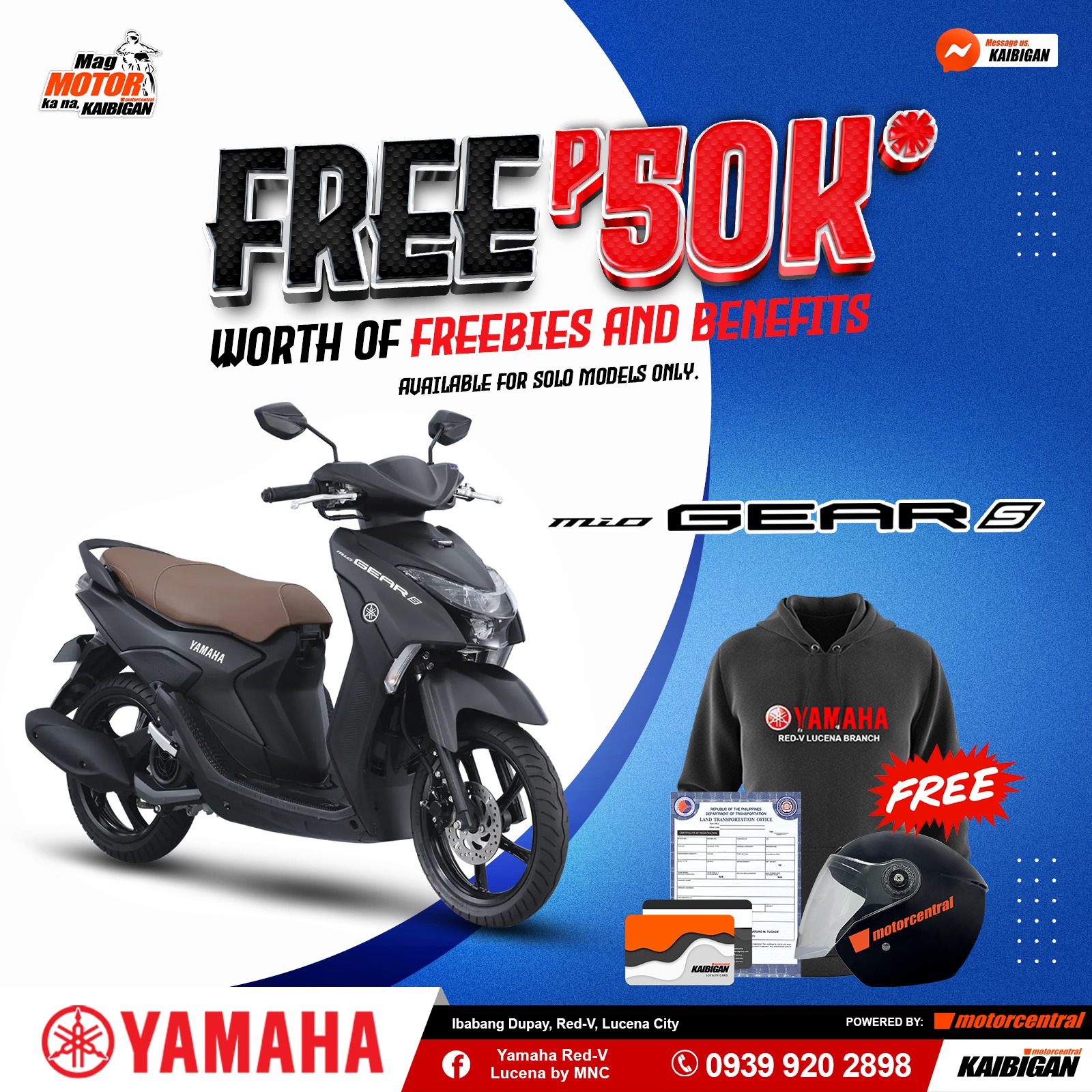 Yamaha - Upgrade your ride with Yamaha Mio Gear! For your long and ...