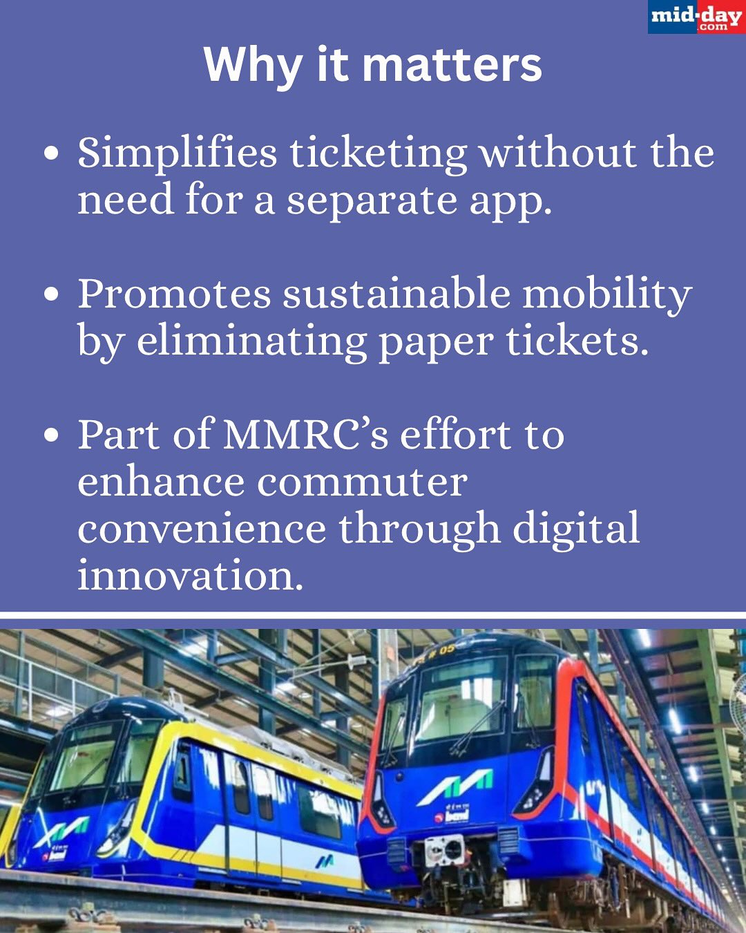MiD DAY - Mumbai Metro Rail Corporation (MMRC) has... | Facebook