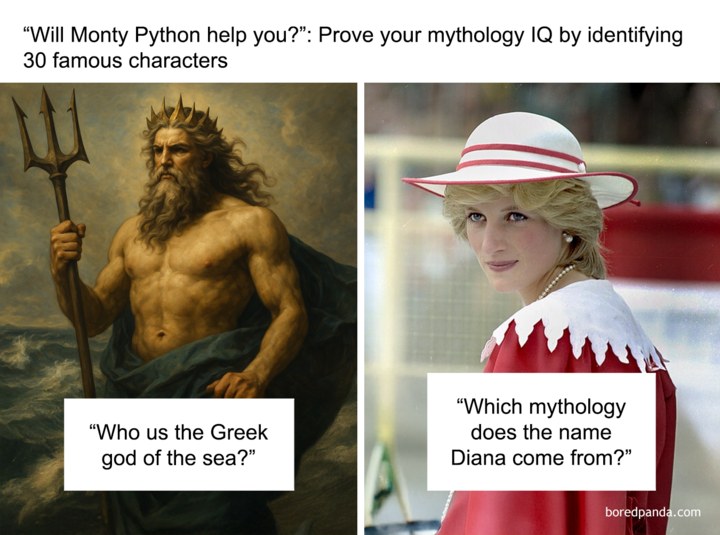 Lmao - “Will Monty Python help you?”: Prove your mythology IQ by ...